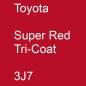 Preview: Toyota, Super Red Tricoat, 3J7.